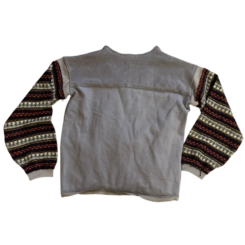 Mystree Distressed Laugenlook Boho Sweater Women’s M Casual Colorful Knit Cozy - Picture 2 of 12